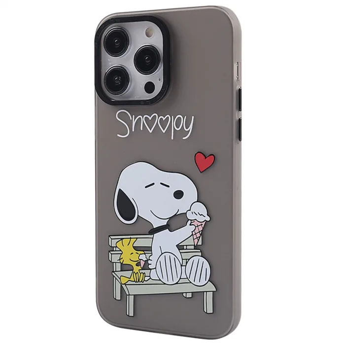 İphone 14 Pro Kılıf Prada Desenli Kapak - Prada Siyah - 2