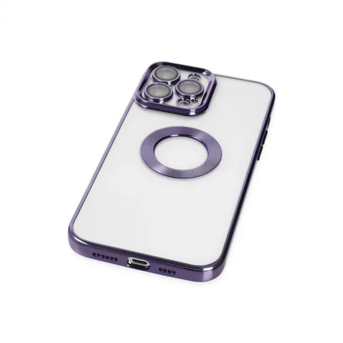 İphone 14 Pro Kılıf Slot Silikon - Mor