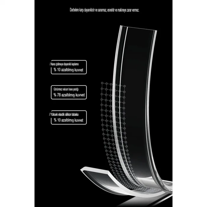 İphone 14 Pro Kılıf Tron Şeffaf Magsafe Kapak - Mavi