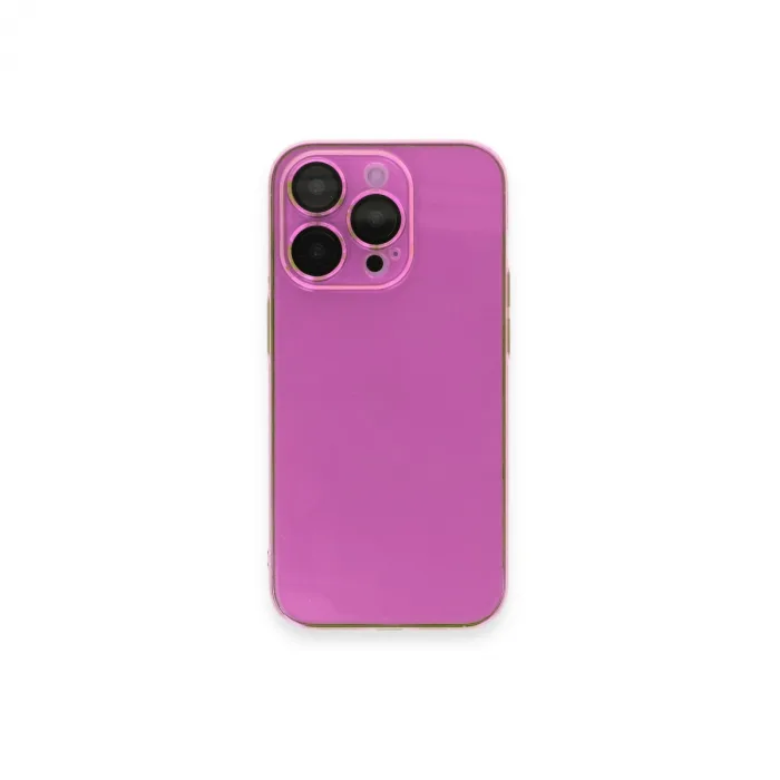 İphone 14 Pro Max Kılıf Armada Lensli Kapak - Pembe