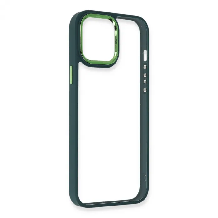 iPhone 14 Pro Max Kılıf Dora Kapak - Haki Yeşil