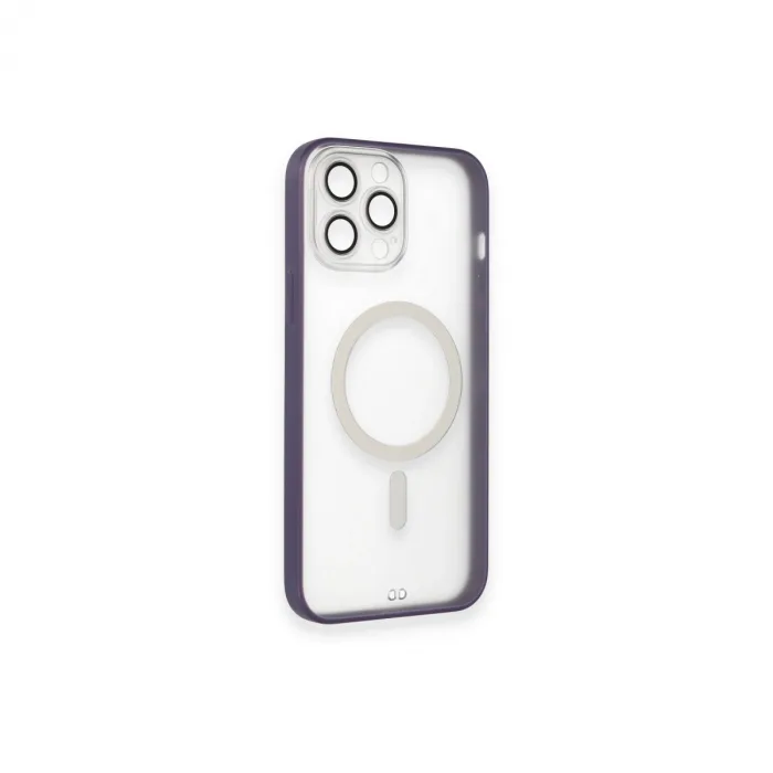 İphone 14 Pro Max Kılıf Grand Magneticsafe Kapak - Mor