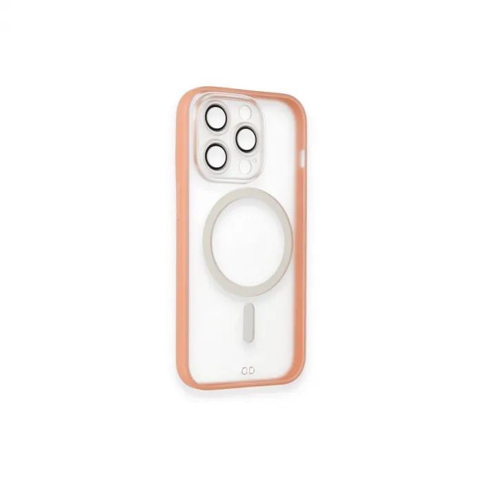 İphone 14 Pro Max Kılıf Grand Magneticsafe Kapak - Pembe