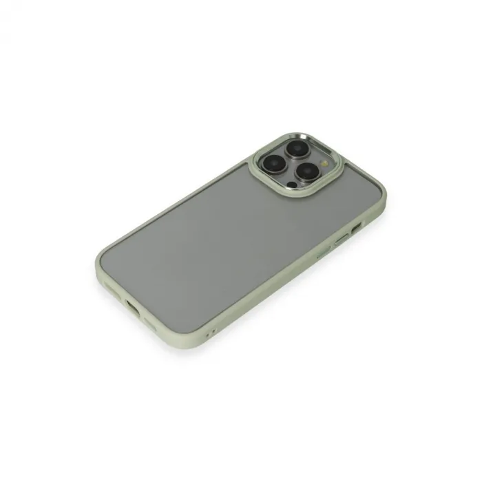 İphone 14 Pro Max Kılıf Power Silikon - Yeşil