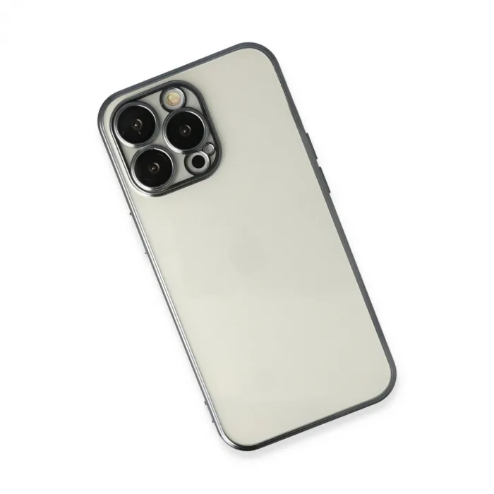 iPhone 14 Pro Max Kılıf Razer Lensli Silikon - Siyah