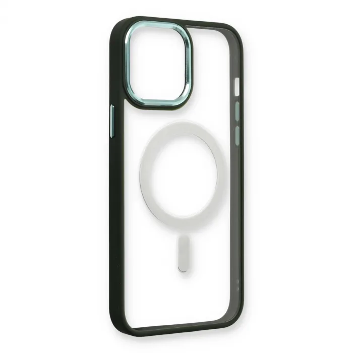 İphone 14 Pro Max Kılıf Room Magneticsafe Silikon - Köknar Yeşili