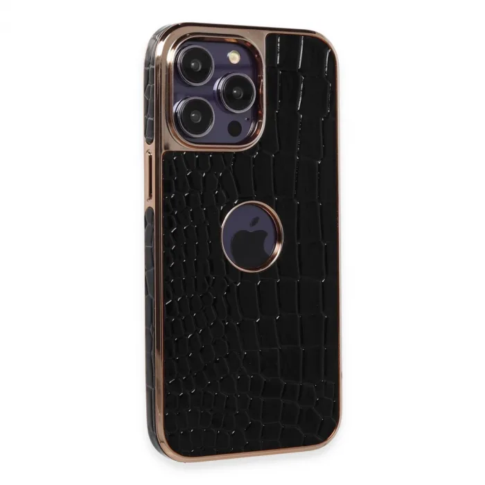 İphone 14 Pro Max Kılıf Snake Kapak - Siyah