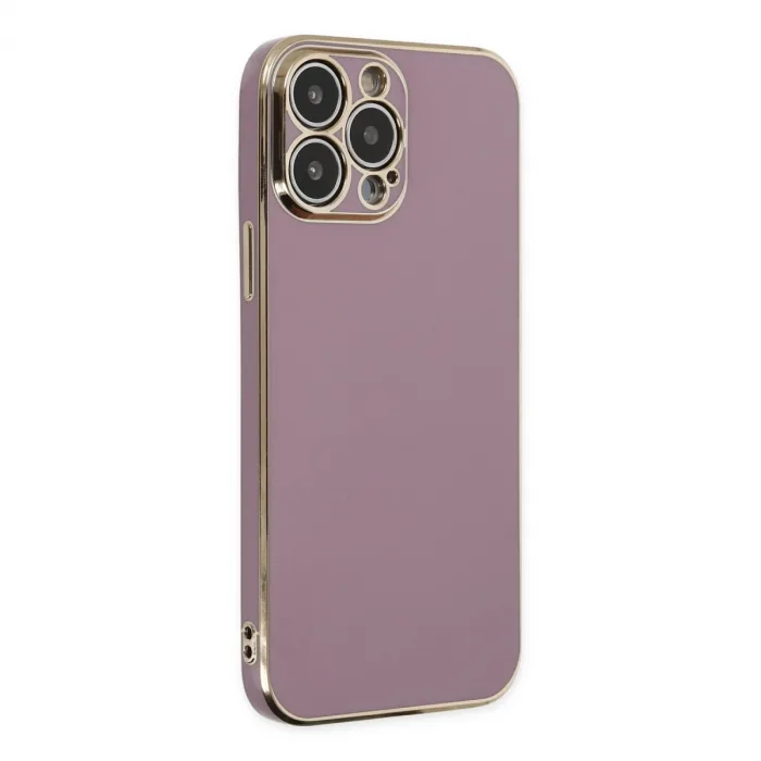 iPhone 14 Pro Max Kılıf Volet Silikon - Mor