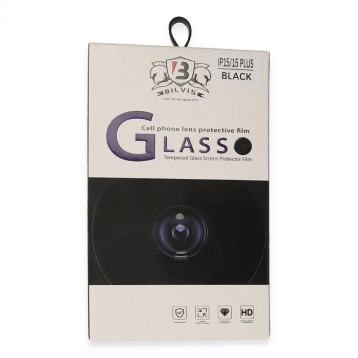 İphone 15 Bilvis Titan Kamera Lens - Siyah