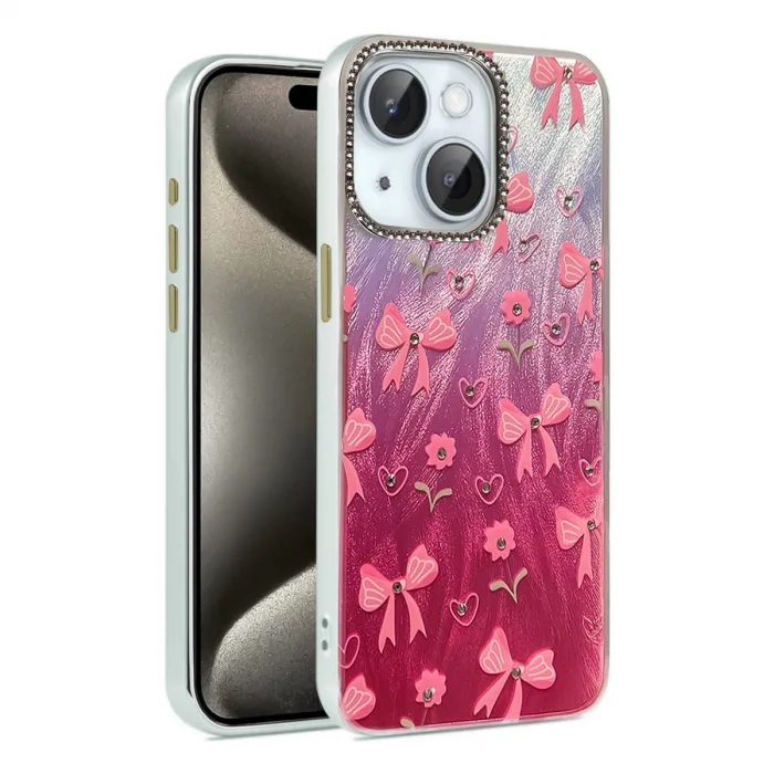 İphone 15 Kılıf Blade Aynalı Desenli Kapak - Desen 3