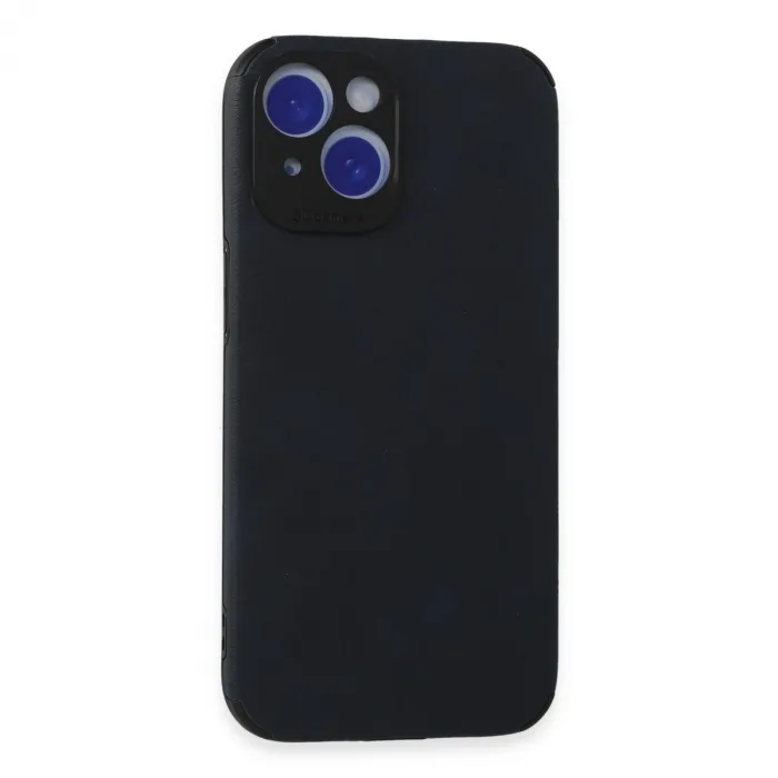 İphone 15 Kılıf Loop Deri Silikon - Lacivert