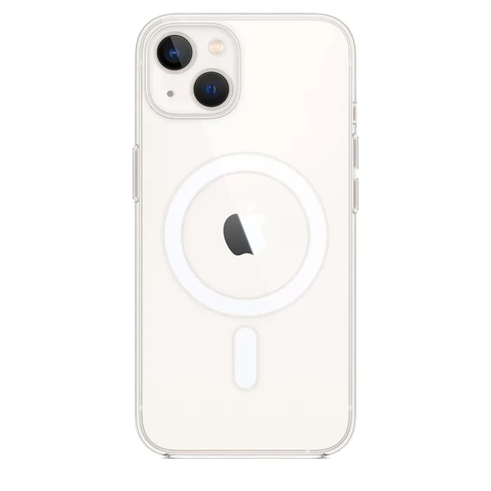 İphone 15 Plus Kılıf Magneticsafe Şeffaf Silikon - Şeffaf
