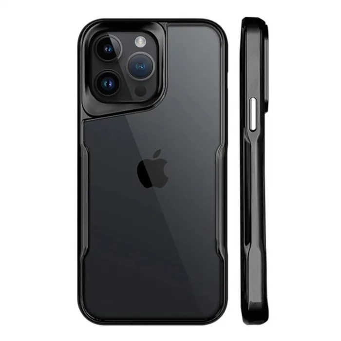 İphone 15 Pro Kılıf Boyi Silikon Kapak - Siyah