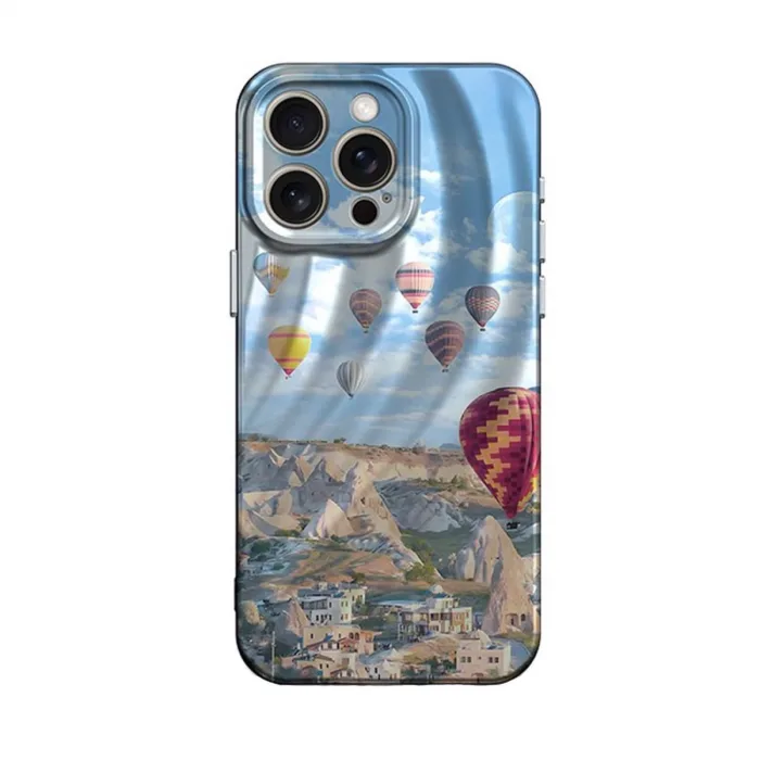 İphone 15 Pro Kılıf Crew Desenli Kapak - Kapadokya