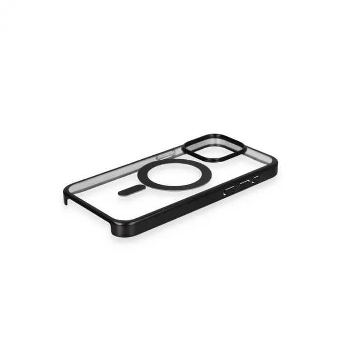 İphone 15 Pro Kılıf Erozi Magsafe Kapak - Siyah