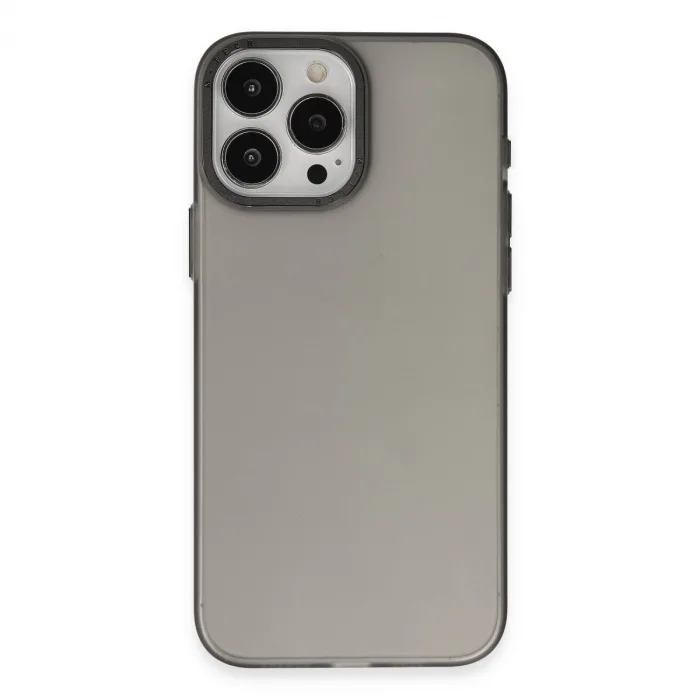 iPhone 15 Pro Kılıf Modos Metal Kapak - Siyah