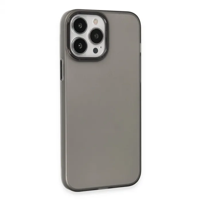 iPhone 15 Pro Max Kılıf Modos Metal Kapak - Siyah