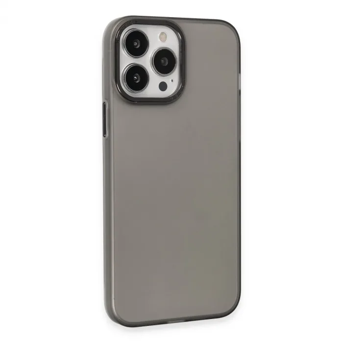 İphone 15 Pro Max Kılıf Modos Metal Kapak - Siyah