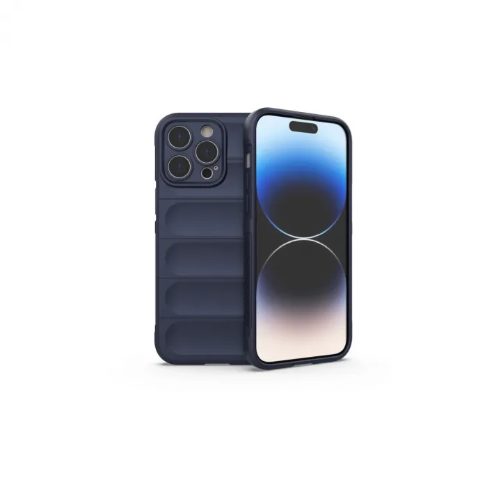 İphone 15 Pro Max Kılıf Optimum Silikon - Lacivert