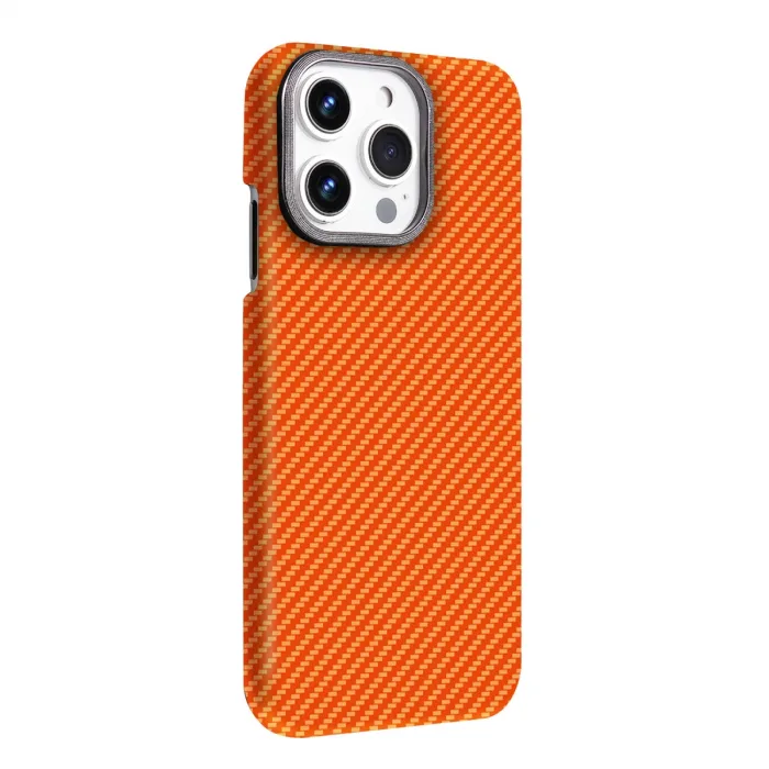 İphone 15 Pro Max Vega Magsafe Kapak - Turuncu