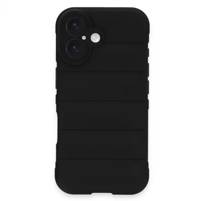 İphone 16 Kılıf Optimum Silikon - Siyah