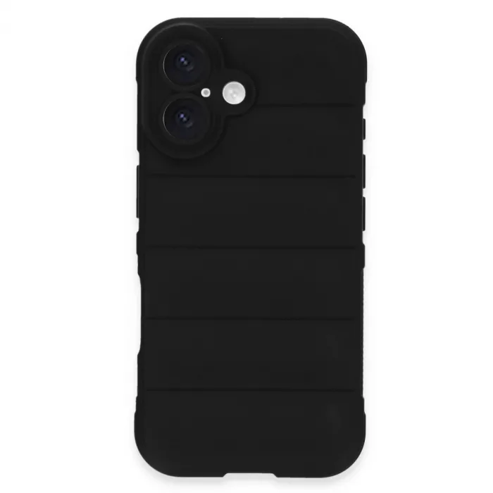 İphone 16 Kılıf Optimum Silikon - Siyah