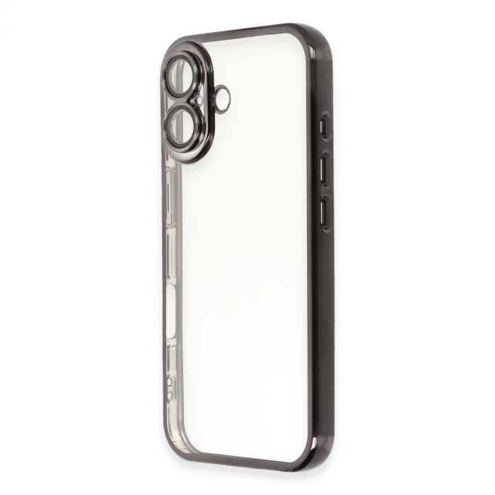 İphone 16 Kılıf Razer Lensli Silikon - Siyah