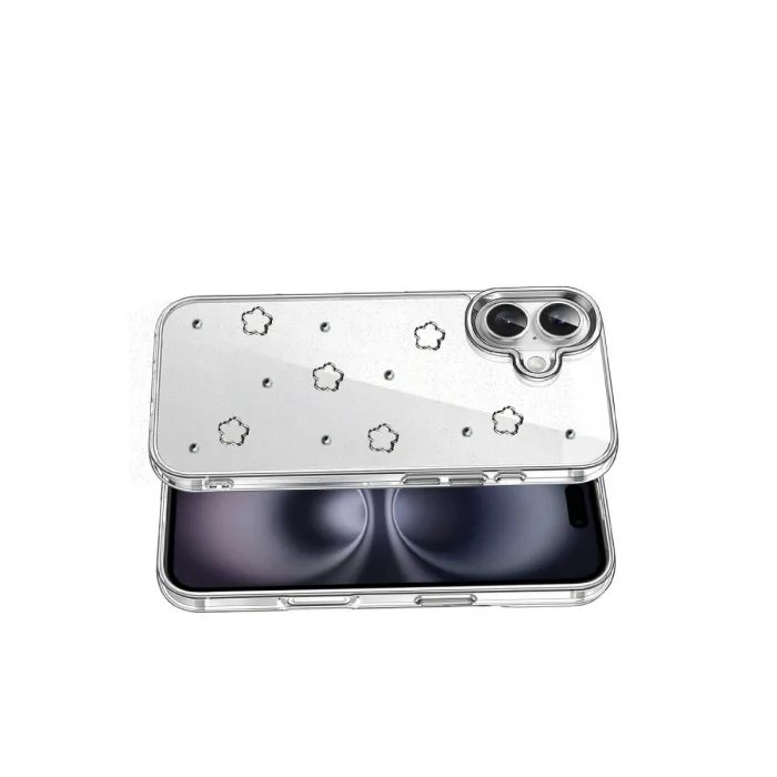 İphone 16 Plus Fiyonk Desenli Kapak - Desen 2