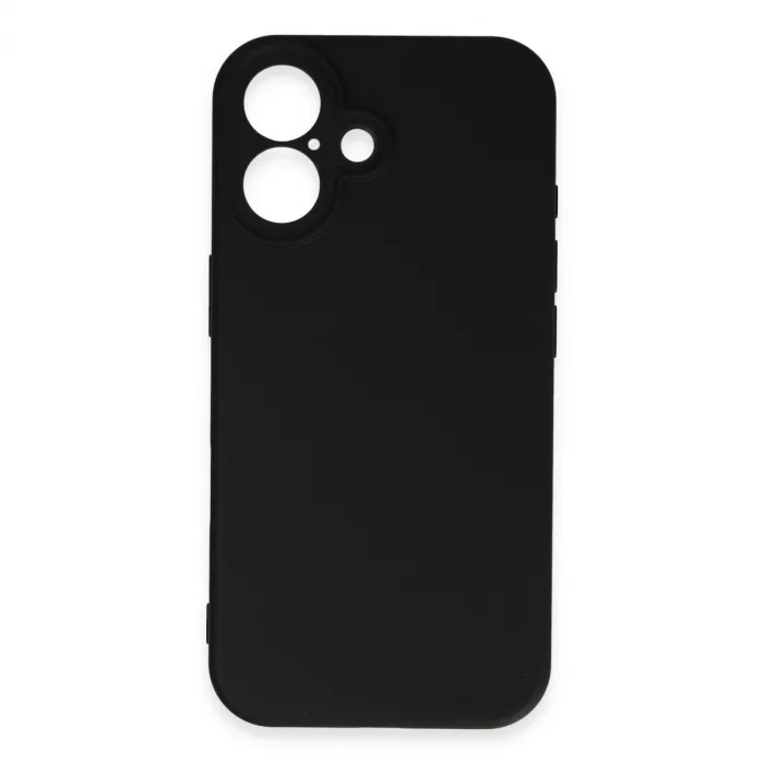 İphone 16 Plus Kılıf First Silikon - Siyah
