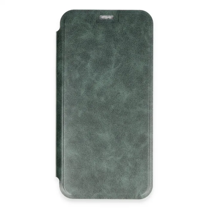 İphone 16 Plus Kılıf Flip Cover - Koyu Yeşil