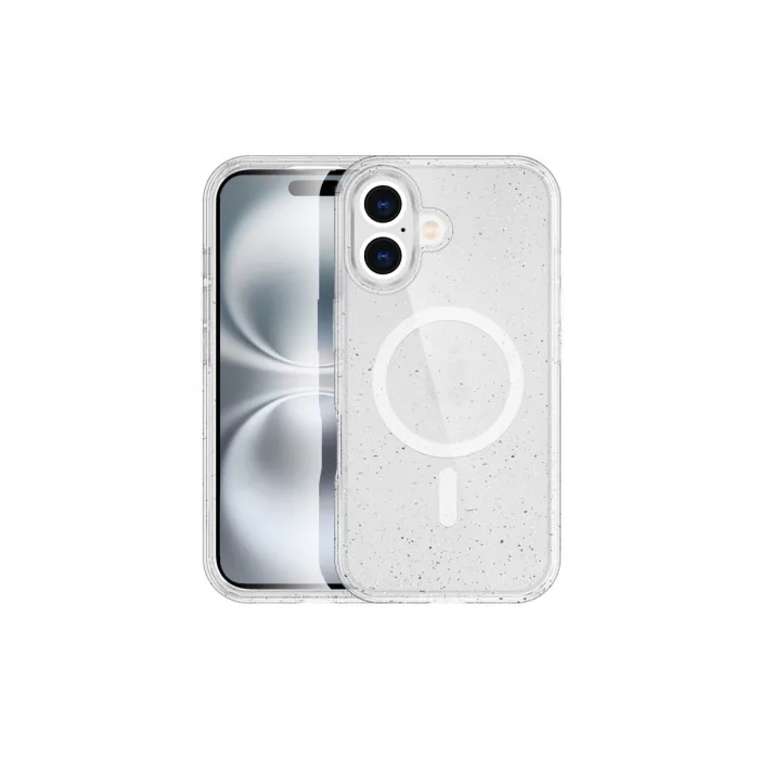 İphone 16 Plus Kılıf  Magsafe Kapak - Şeffaf