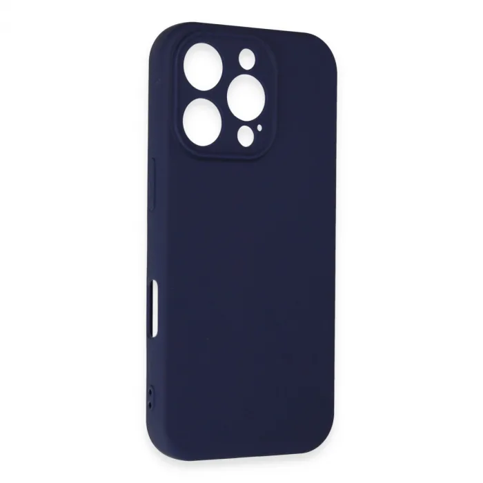 İphone 16 Pro Kılıf First Silikon - Lacivert