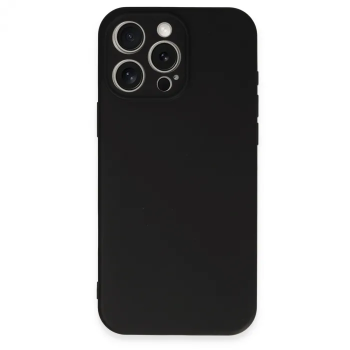 İphone 16 Pro Kılıf First Silikon - Siyah