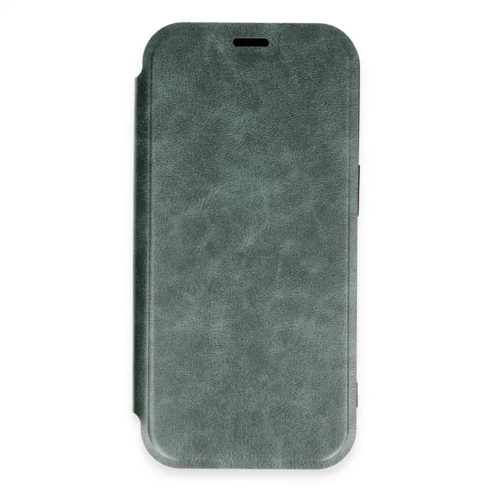 İphone 16 Pro Kılıf Flip Cover - Koyu Yeşil