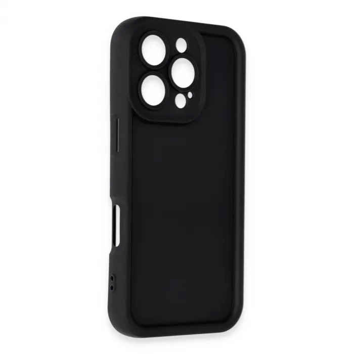 İphone 16 Pro Kılıf Viera Silikon - Siyah