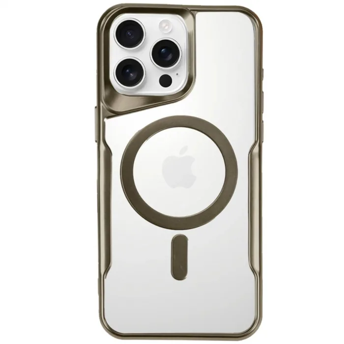 İphone 16 Pro Max Kılıf Boyi Magsafe Silikon Kapak - Çöl Titanyum