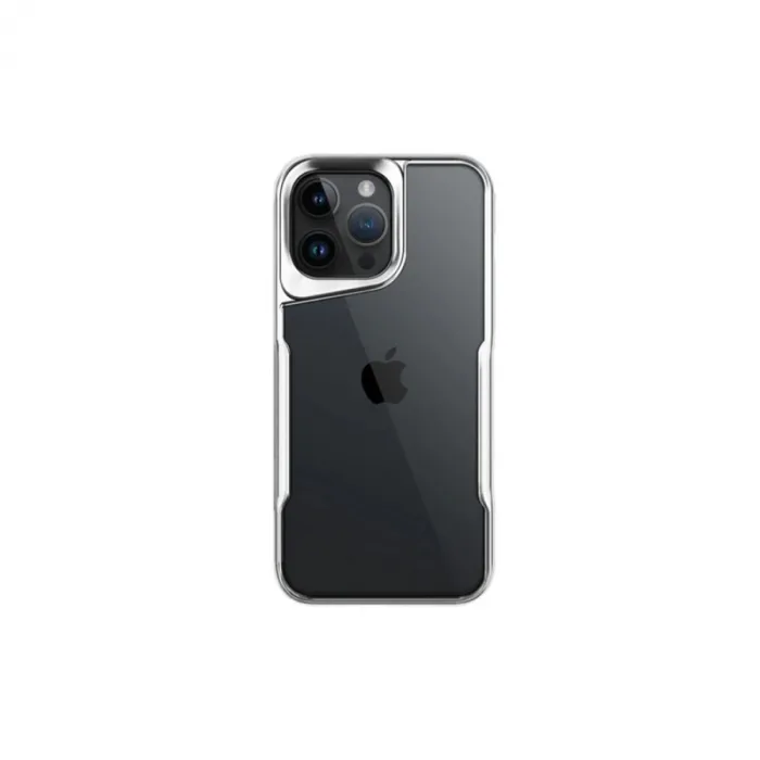 İphone 16 Pro Max Kılıf Boyi Silikon Kapak - Gümüş
