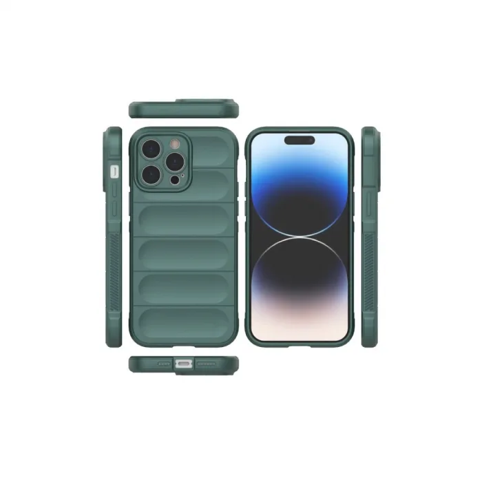 İphone 16 Pro Max Kılıf Optimum Silikon - Koyu Yeşil