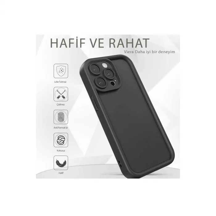 İphone 16 Pro Max Kılıf Viera Silikon - Lacivert