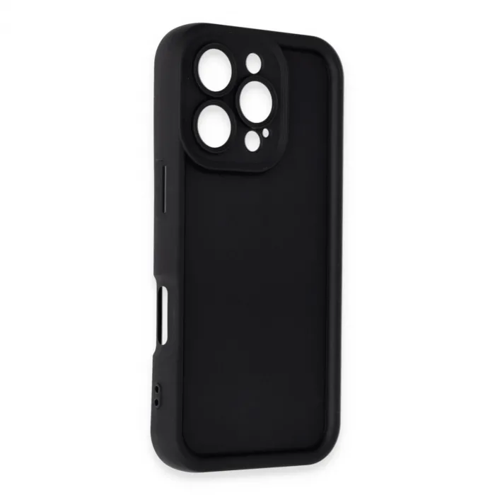 İphone 16 Pro Max Kılıf Viera Silikon - Siyah