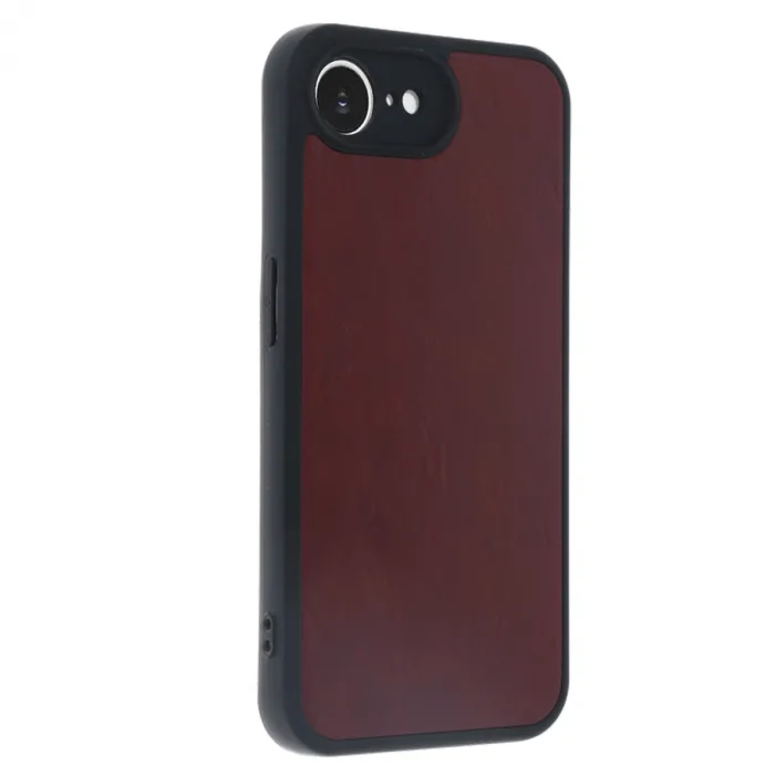 İphone 16e Kılıf Aras Deri Kapak - Bordo