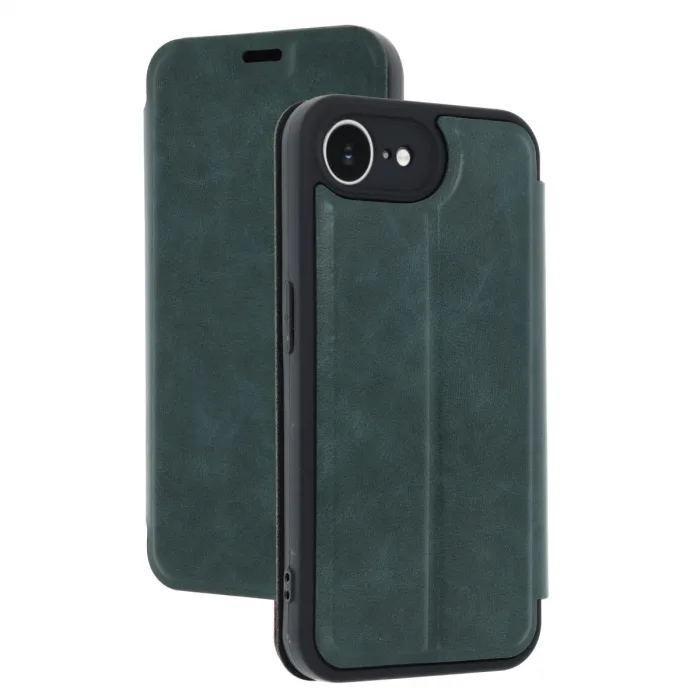 İphone 16e Kılıf Flip Cover - Koyu Yeşil