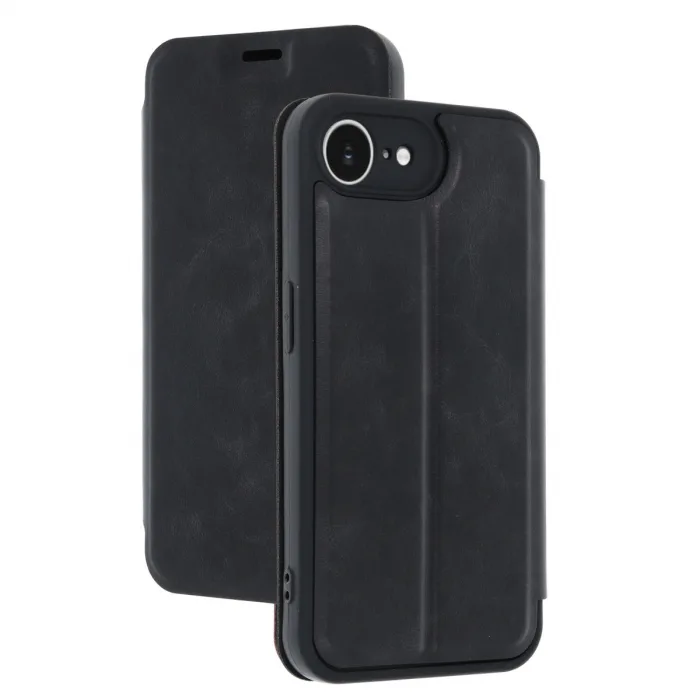 İphone 16e Kılıf Flip Cover - Siyah