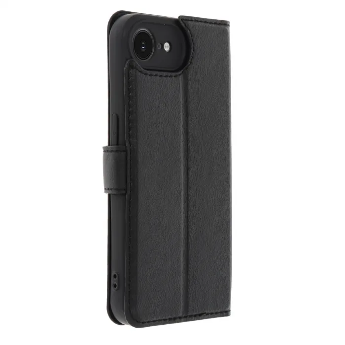 İphone 16e Kılıf Trend S Plus Kapaklı Kılıf - Siyah