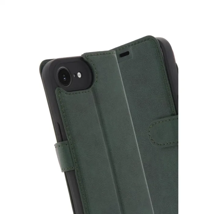 İphone 16e Kılıf Trend S Plus Kapaklı Kılıf - Yeşil