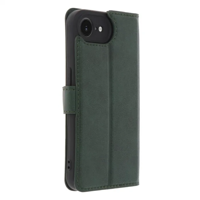 İphone 16e Kılıf Trend S Plus Kapaklı Kılıf - Yeşil