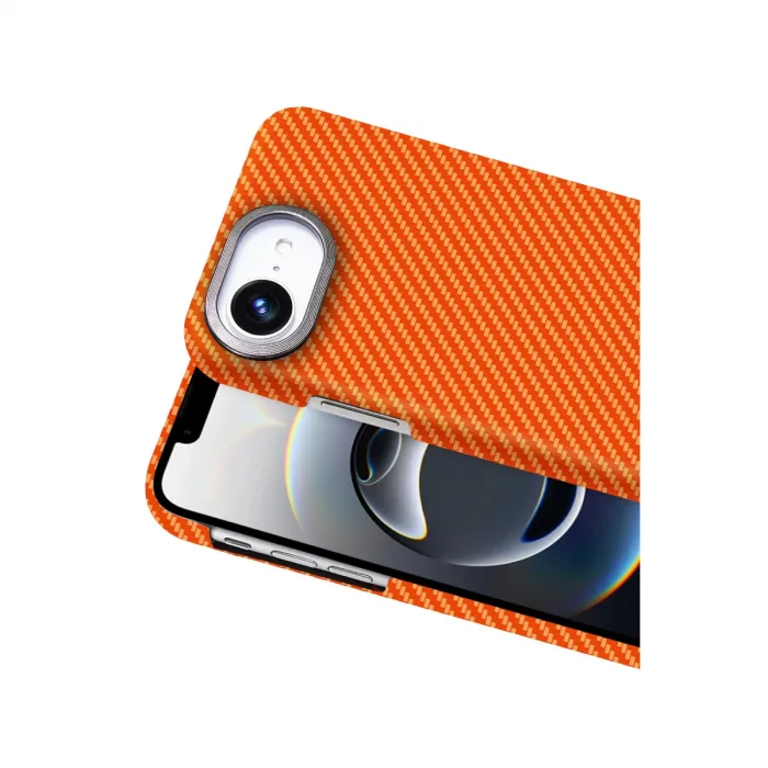 İphone 16e Vega Magsafe Kapak - Turuncu