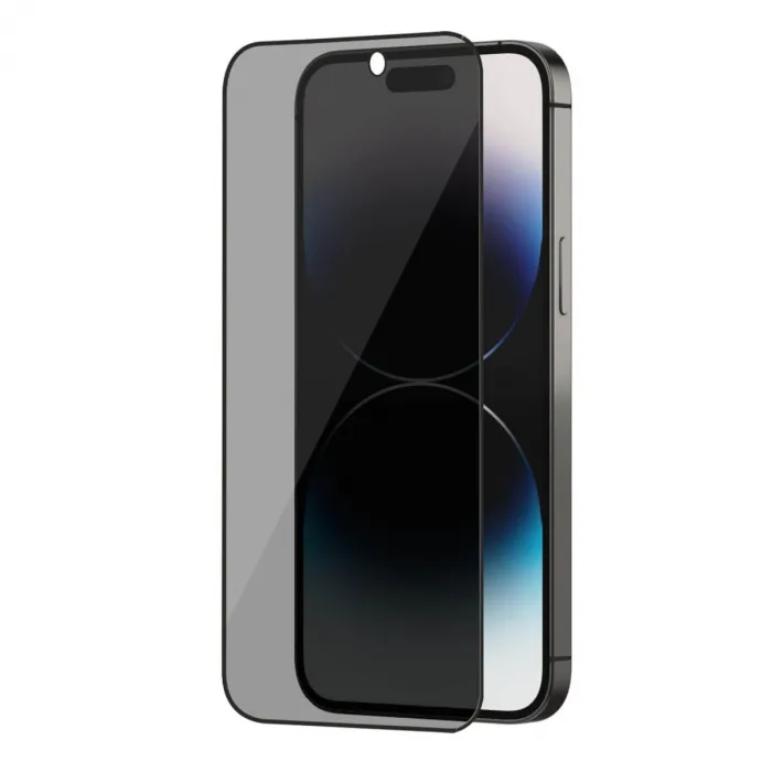 İphone 17 Pro Max Bilvis 3x Ar Hayalet Cam Ekran Koruyucu - Siyah