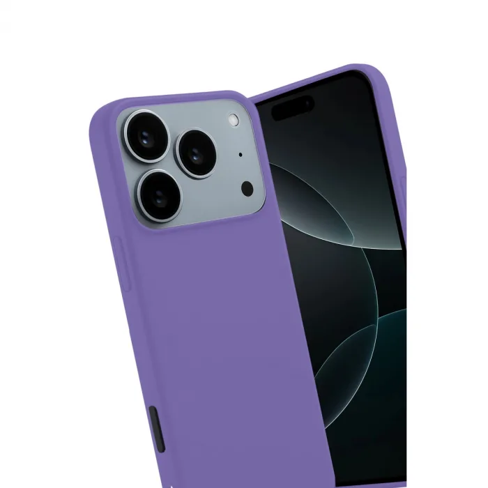 İphone 17 Pro Max First Silikon - Lila