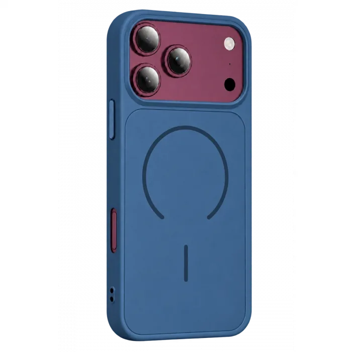 İphone 18 Pro Azus Magsafe Kapak - Mavi